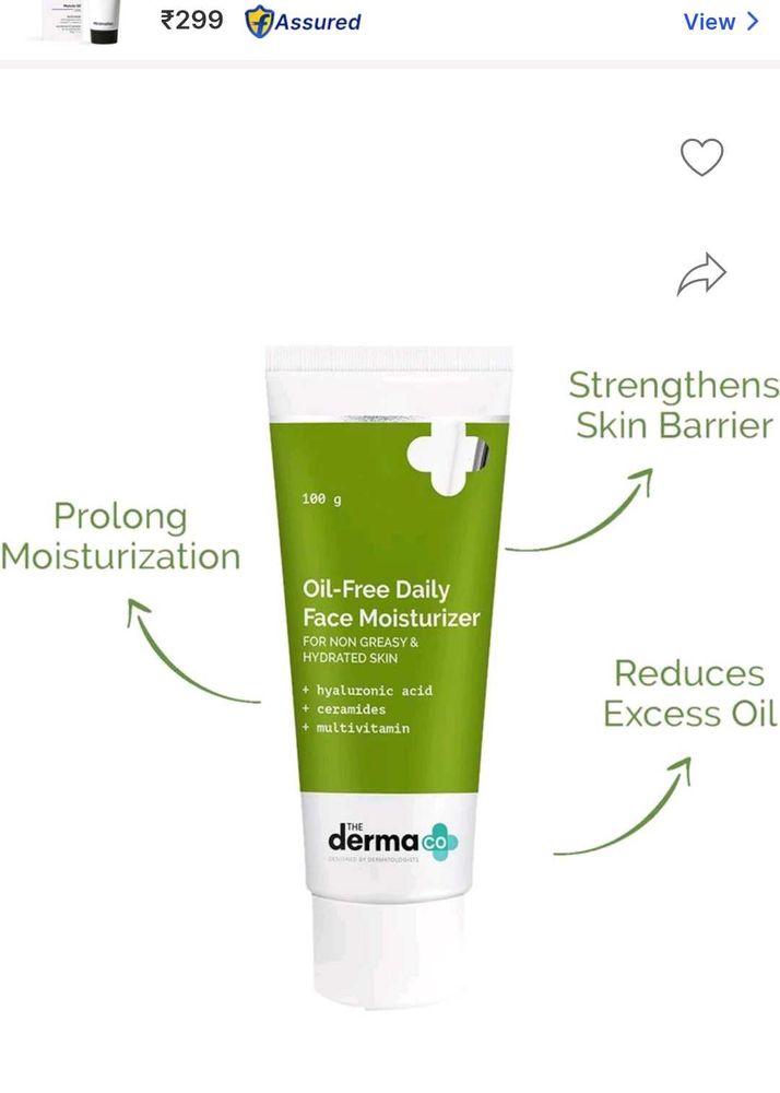 Derma Co Moisturizer