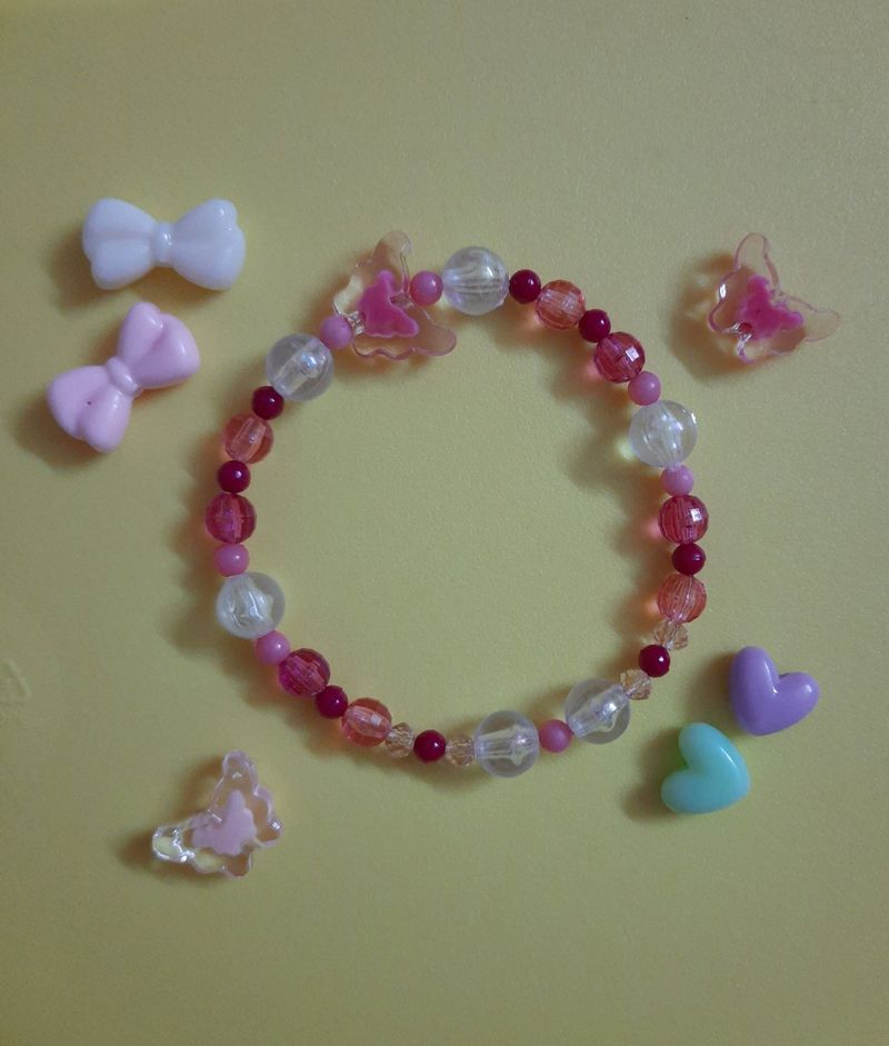 Pink Y2k Kawaii Bracelet🎀
