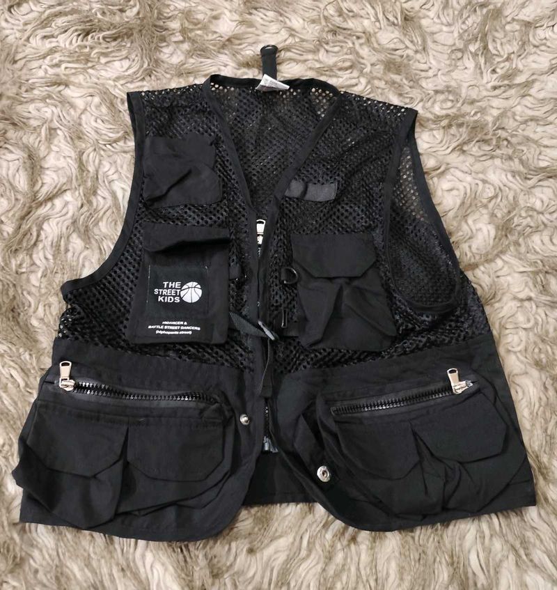 Black Unisex Techwear Streetfashion Jacket