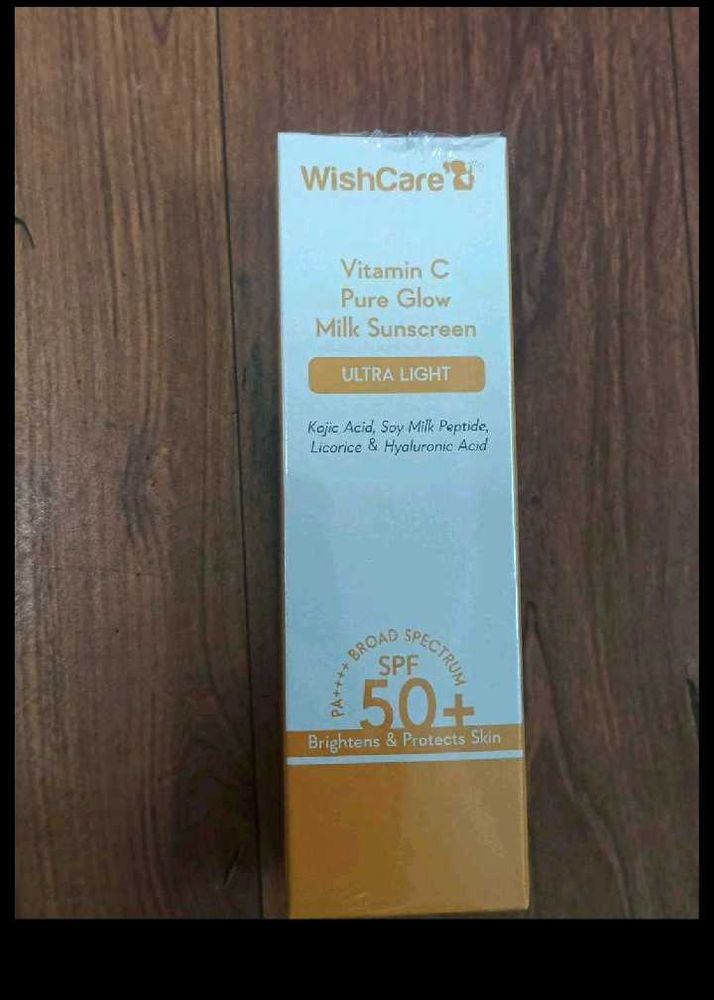 Wishcare Vitamin C Kojic Acid Sunscreen Spf 50+