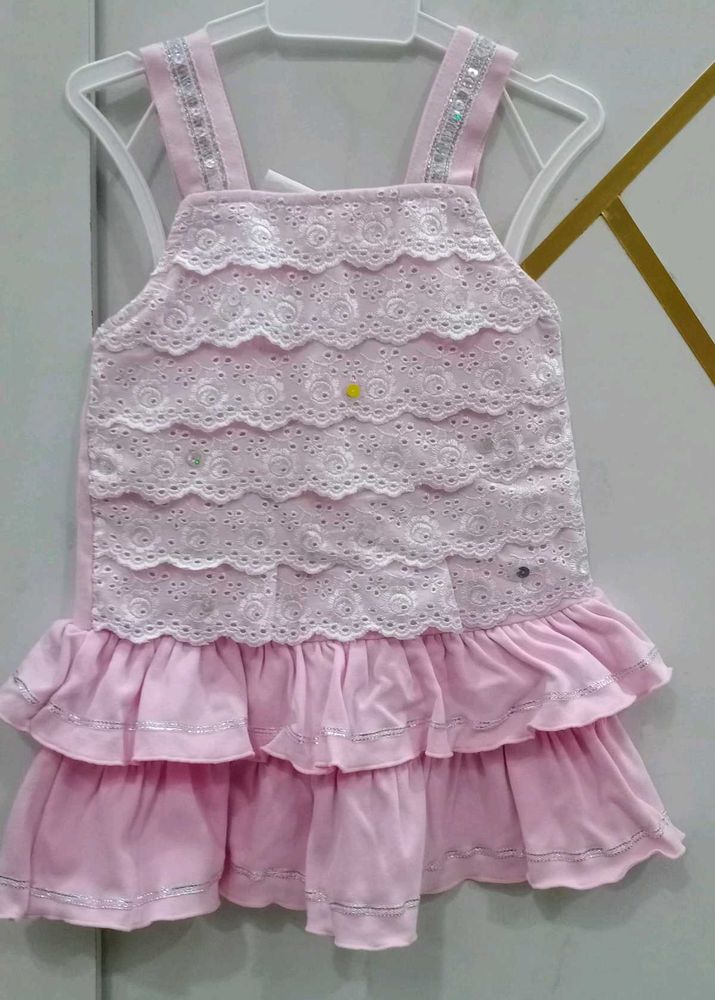 Pink Ruffle Baby Dress