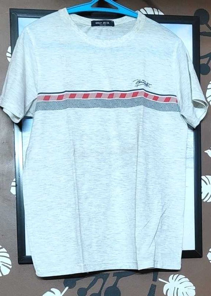 Gray Coloured Casual T-shirt
