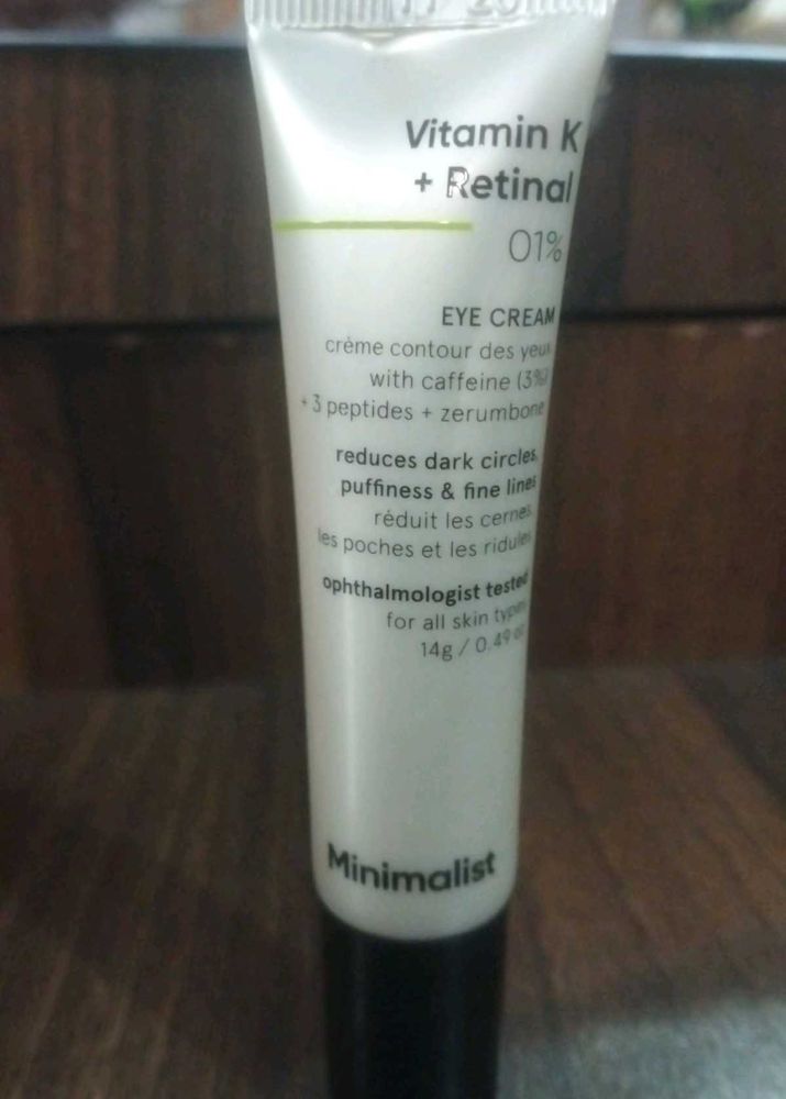 Minimalist Vitamin K + Retinal Eye Cream