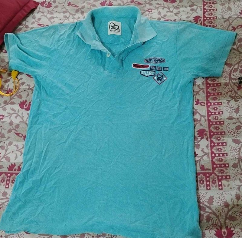 BLUISH T-SHIRT FOR MEN !!!