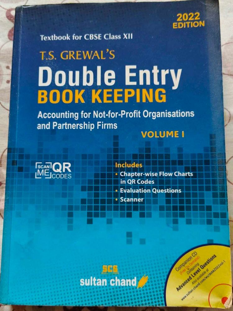 T.S. Grewal Double Entry Book Keeping Vol. 1