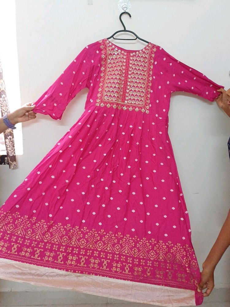 Rayon A Line Kurti