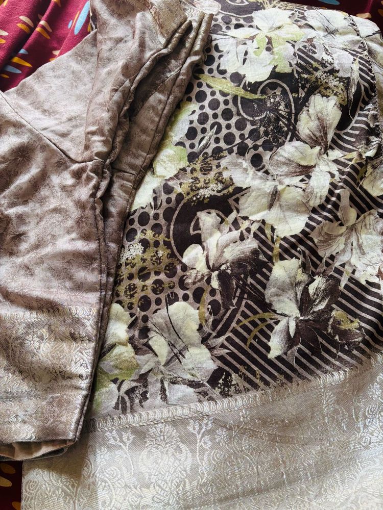 Elegant Floral Saree