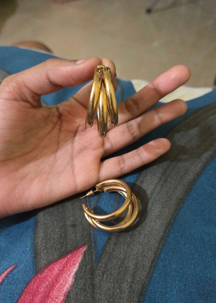 Gold Hoop Earrings