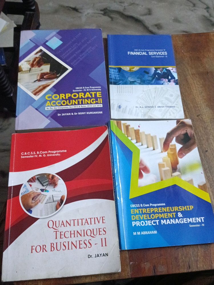 Bcom Sem 4 Textbooks
