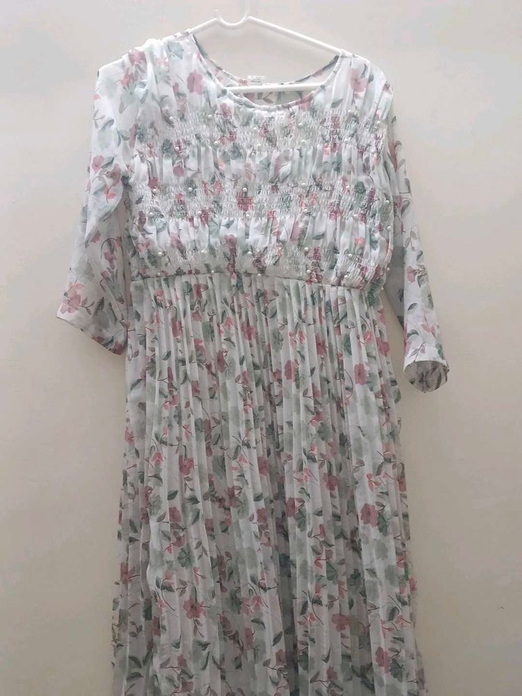 Floral Print Maxi Dress