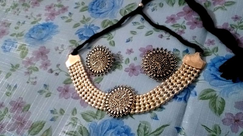 Oxidized Jewellery Set