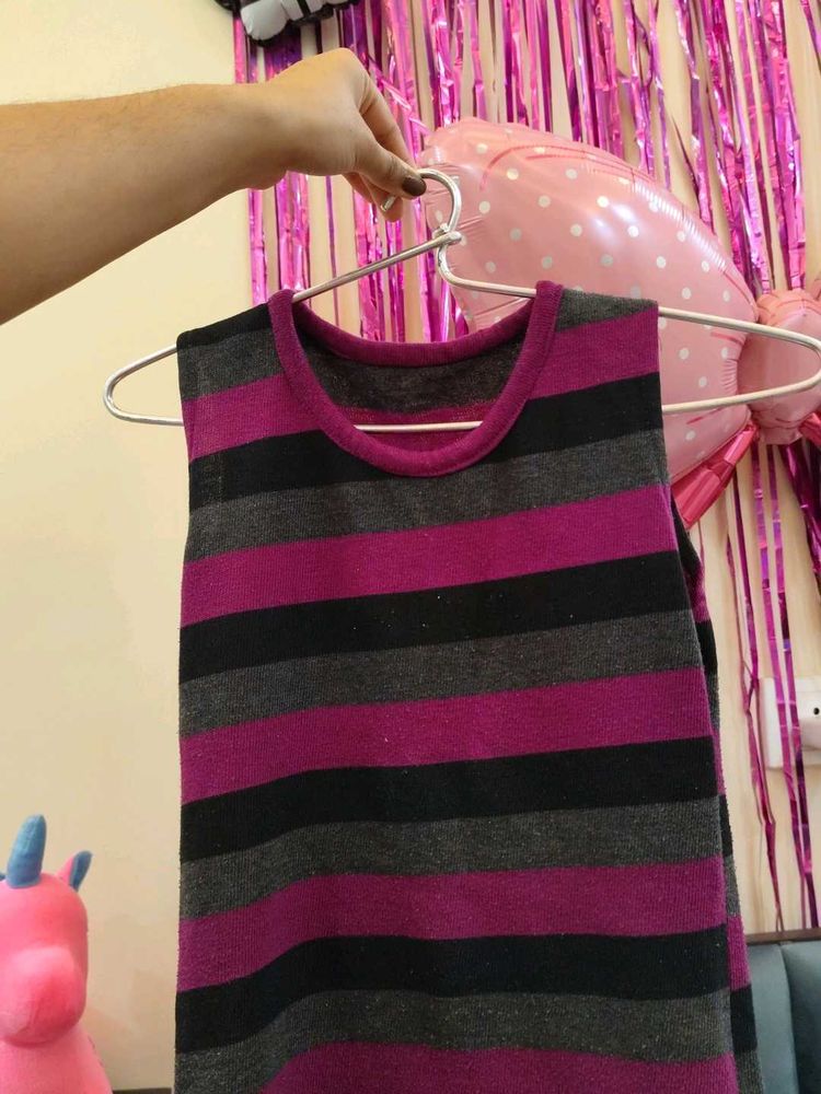 Striped Sleeveless Top