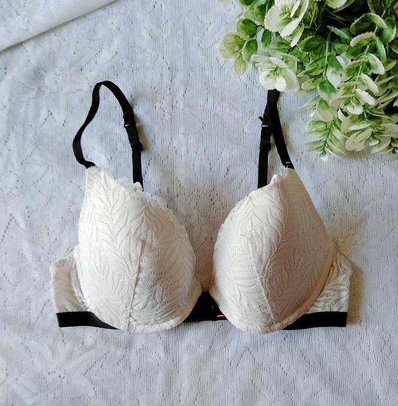 Lasenza White Padded Bra
