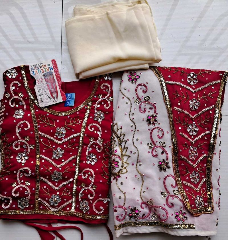 Rani Coloured Lehenga Choli (6-7years)