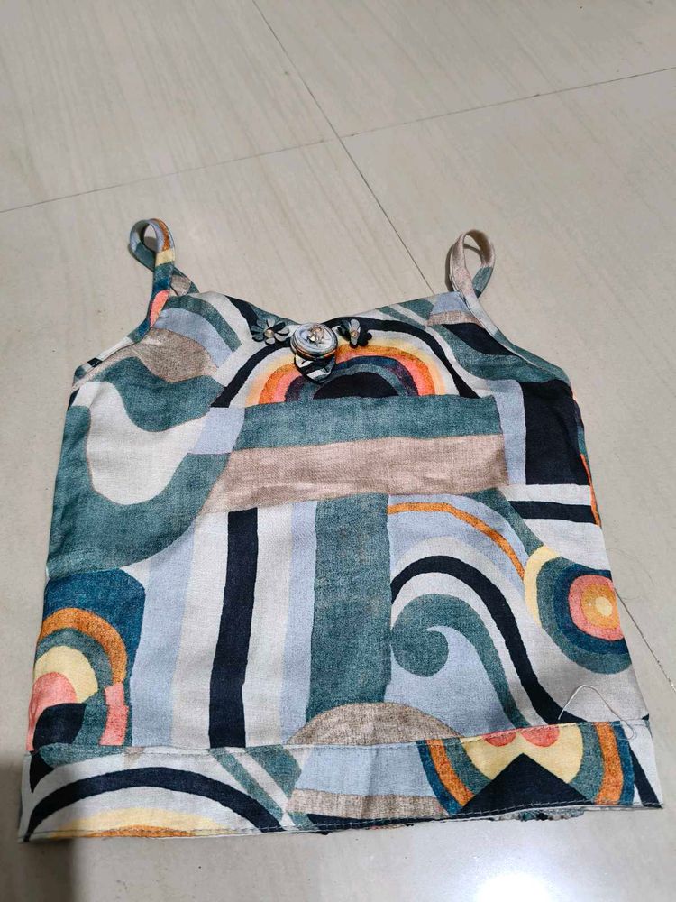 Abstract Print Top