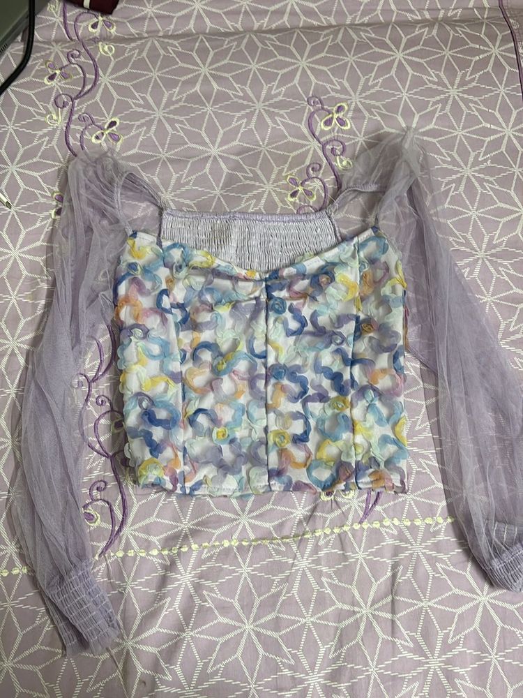 Casual top (light Purple)