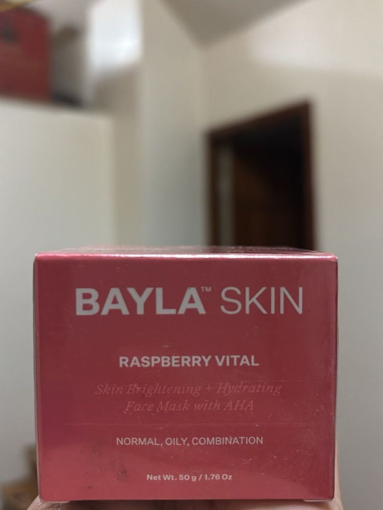 NEW Bayla Skin Raspberry Vital Mask