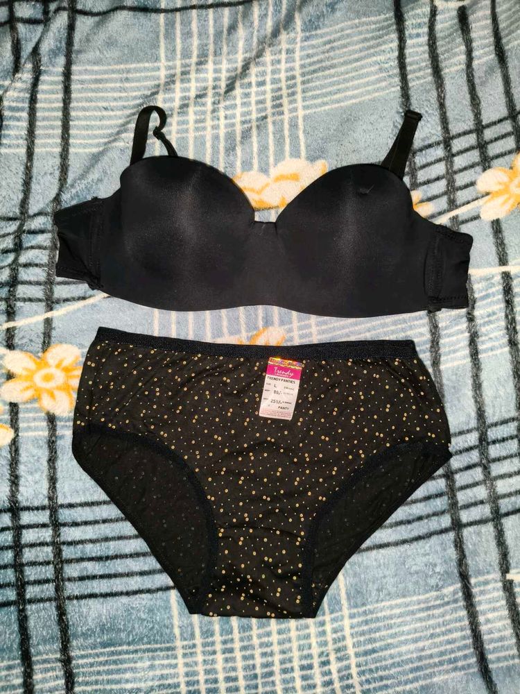 Black Bra Breef Set