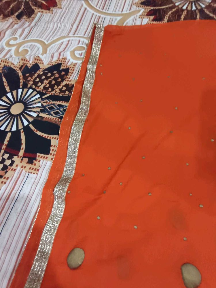 Orange Dupatta