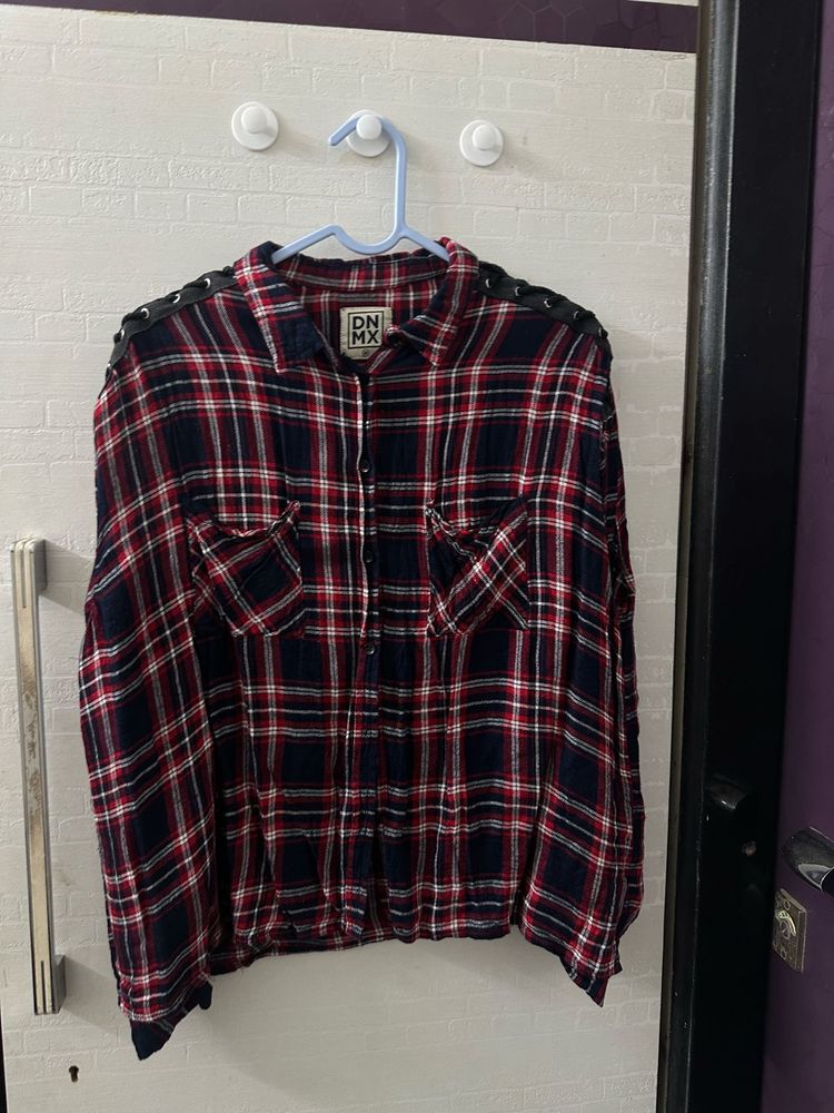 RED CHECKED checks Shirt