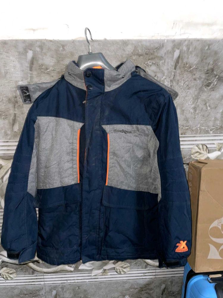 Stylish Navy &amp; Gray Jacket