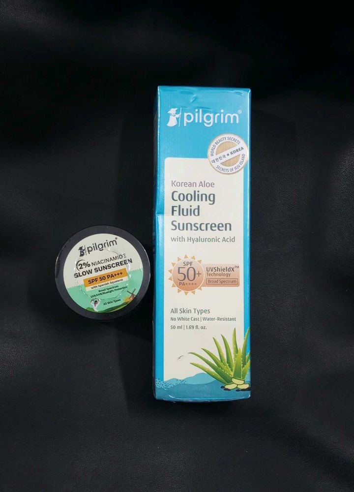 Pilgrim Cooling &amp; Glow Sunscreen Duo☀️💚💙