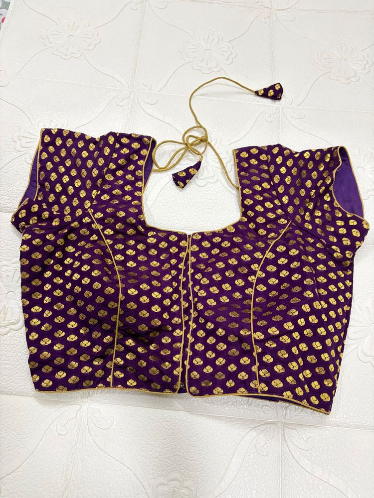 Elegant Purple Blouse