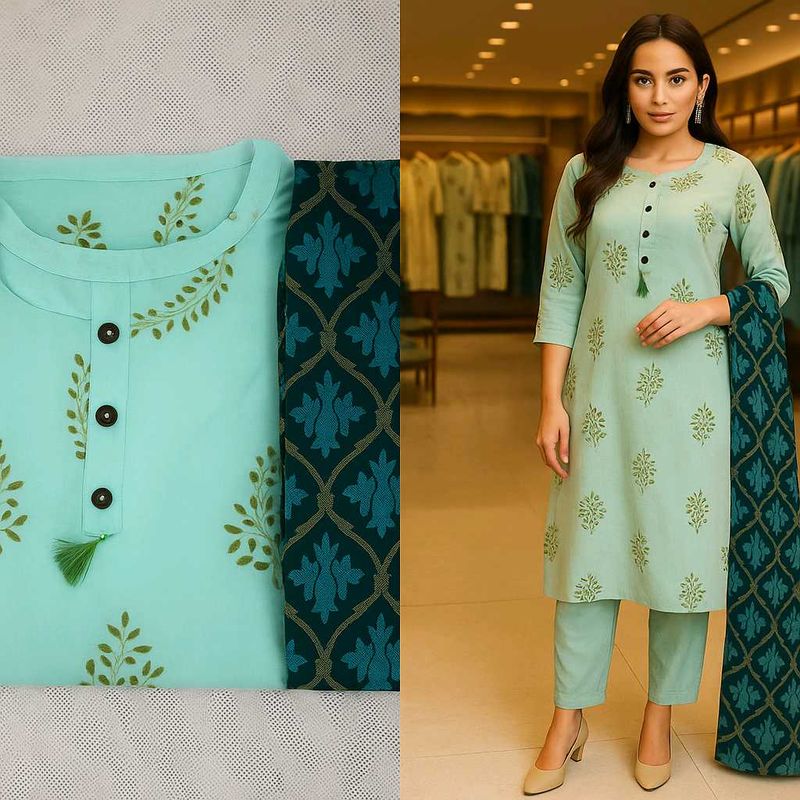Elegant Kurti Set No Dupatta