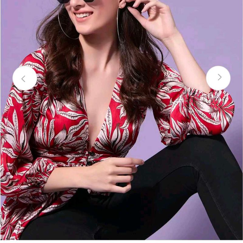 Floral Print Top