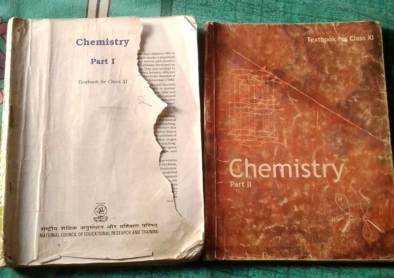 Class 11 NCERT Chemistry Part 1 And 2 Combo