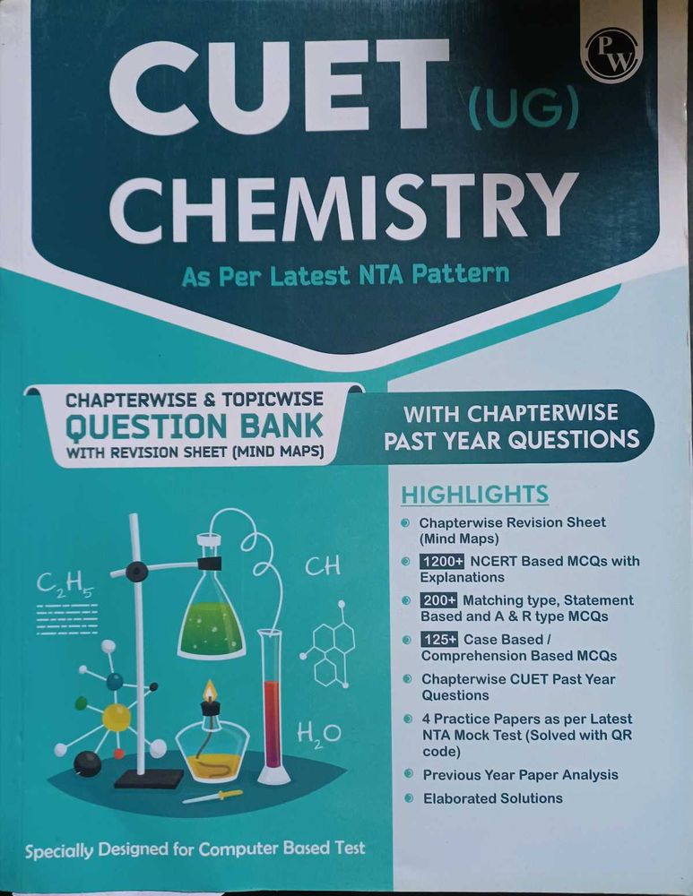 PW CUET UG CHEMISTRY TEXTBOOK