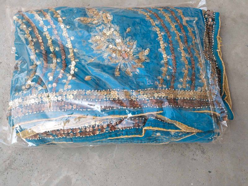 Blue Sequin saree 💥💥♥️♥️