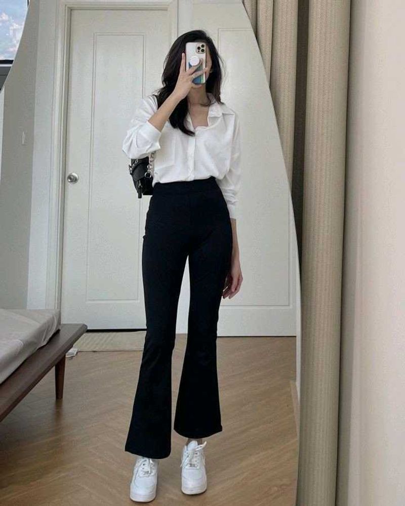 Black Bootcut Pants