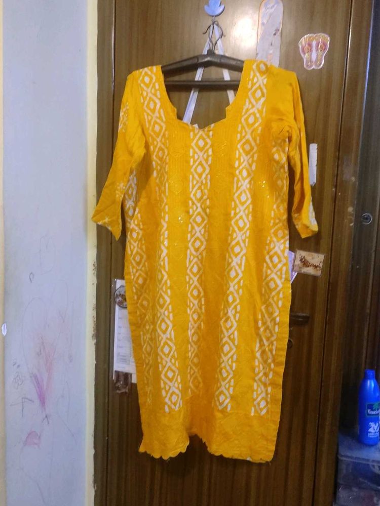 Kurta Salwar Set Batik Print