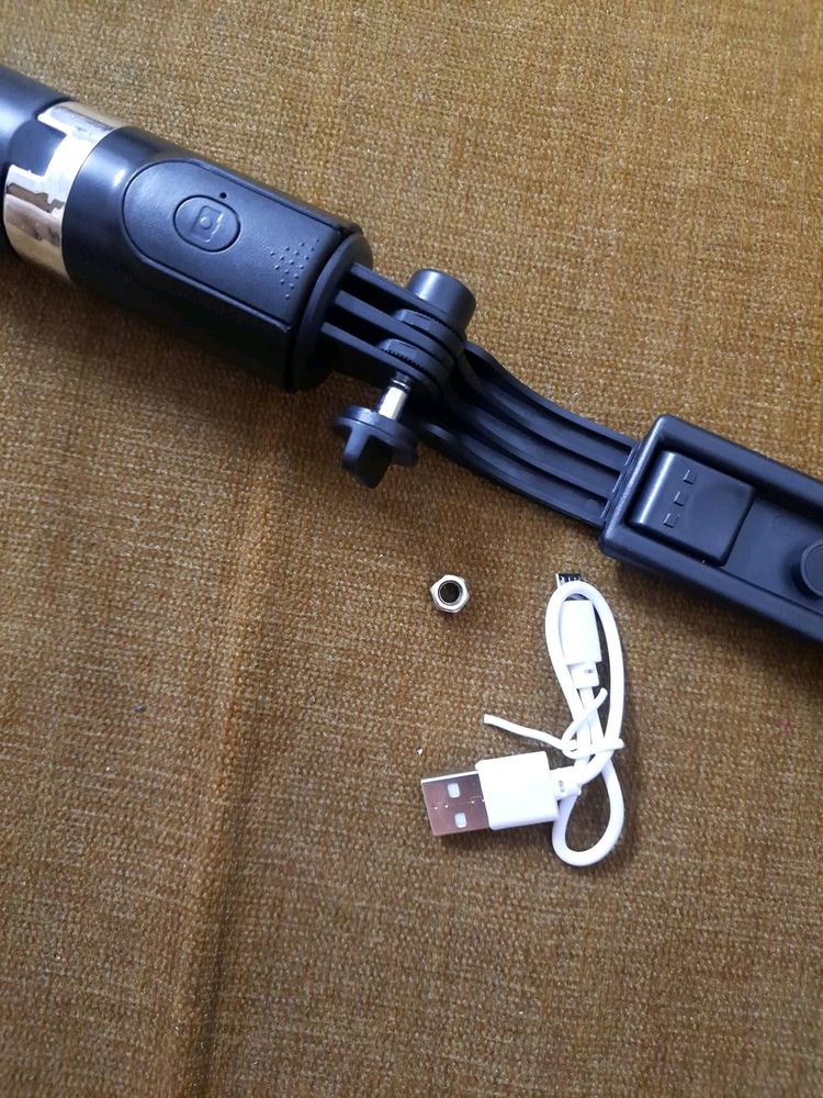 Selfie Stick With LED Light 3 In 1 Multifunctional
