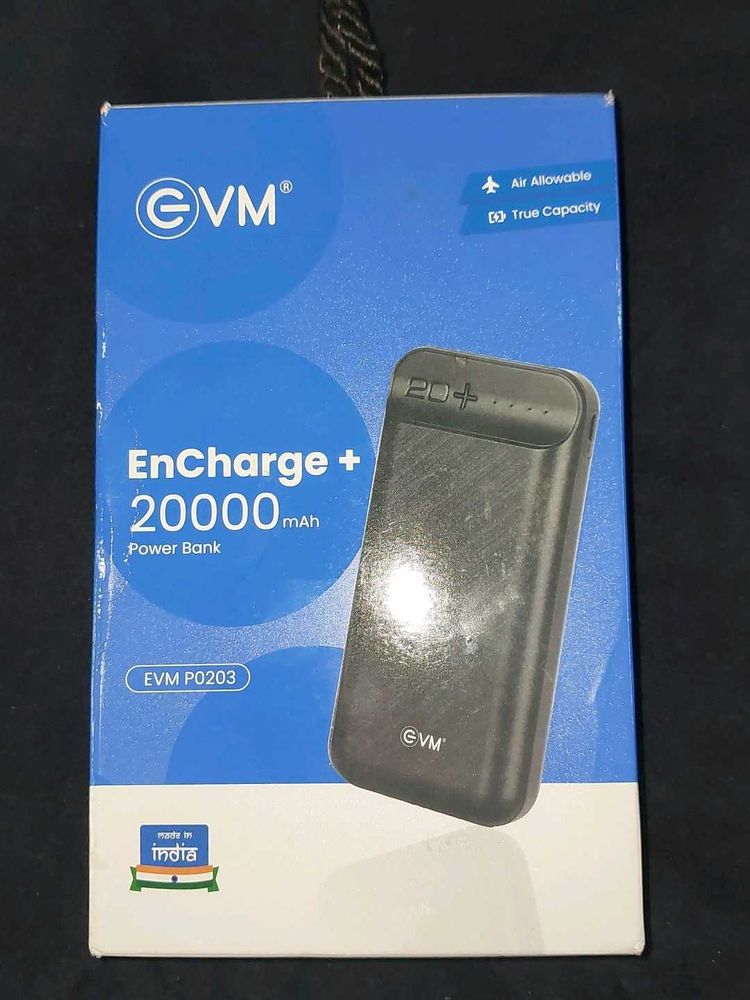 EVM EnCharge+ 20000 mAh Power Bank BRAND NEW