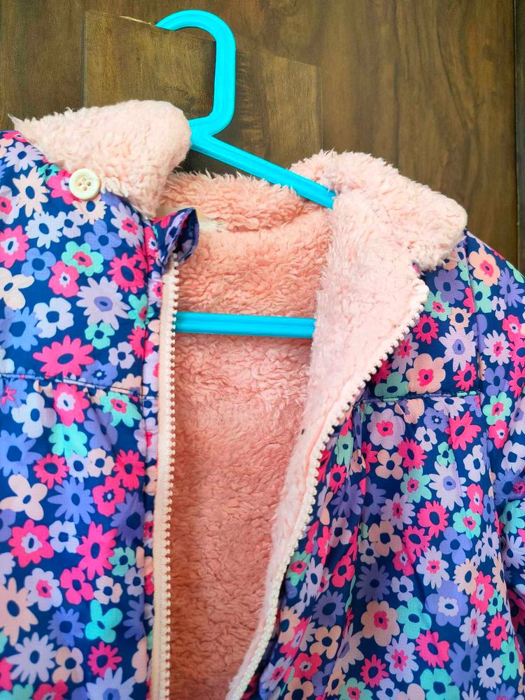 Floral Girls&#39; Jacket