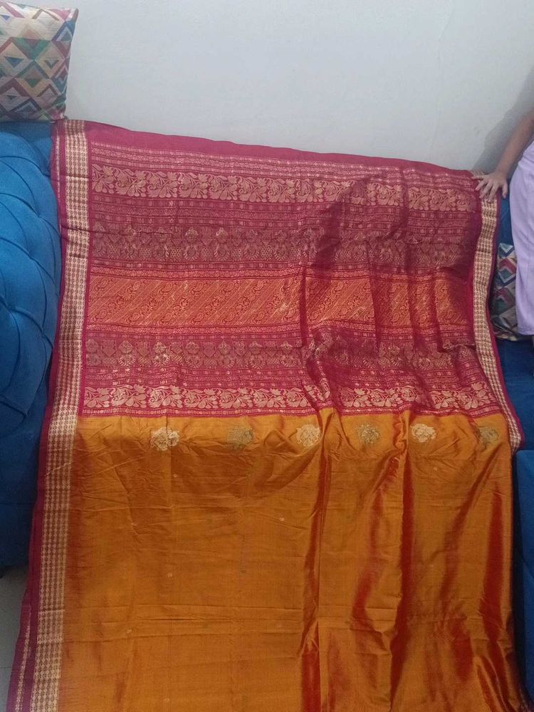 Bomkai Sambalpuri Pure Silk Saree