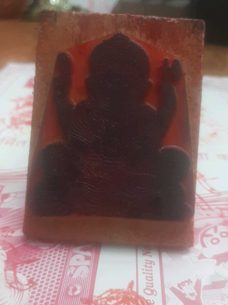 Ganesha Wooden Stamp