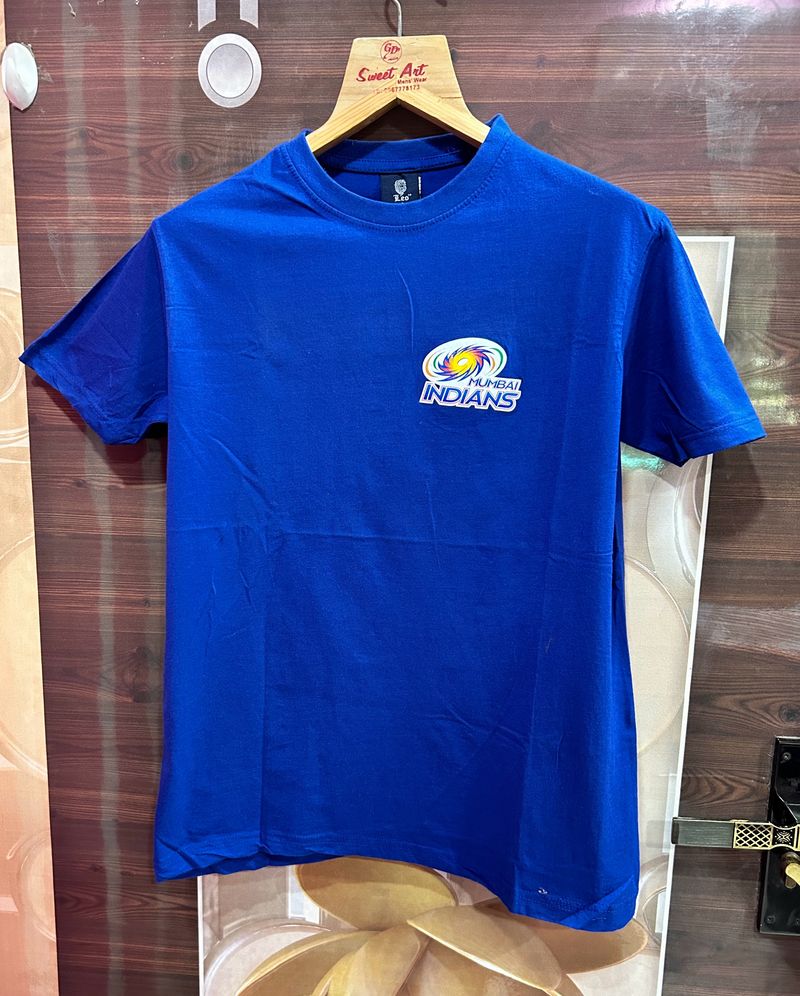 Mumbai Indians T-shirt For Mens/Womens