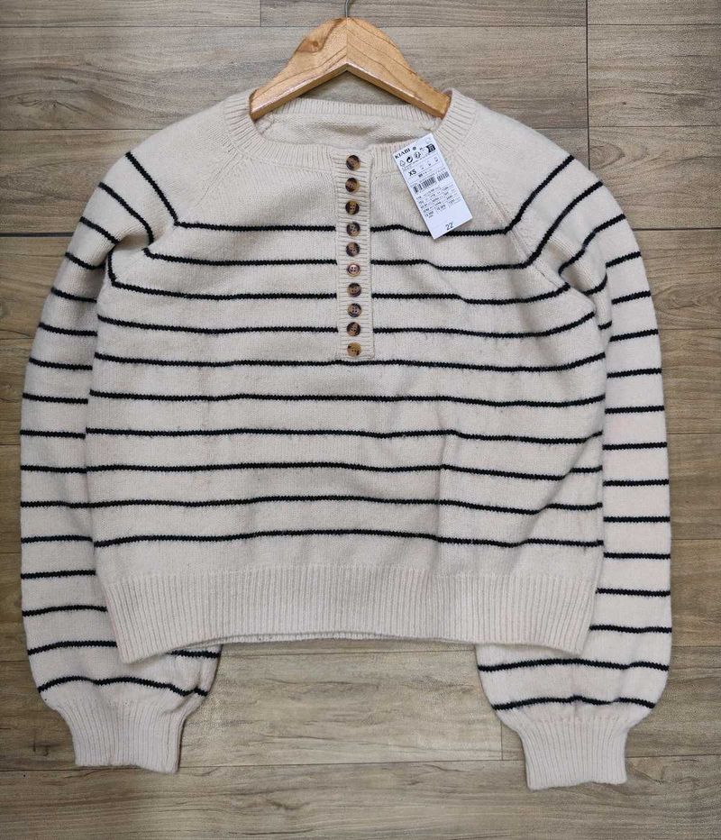 Savana Dupe Button Knit Pullover