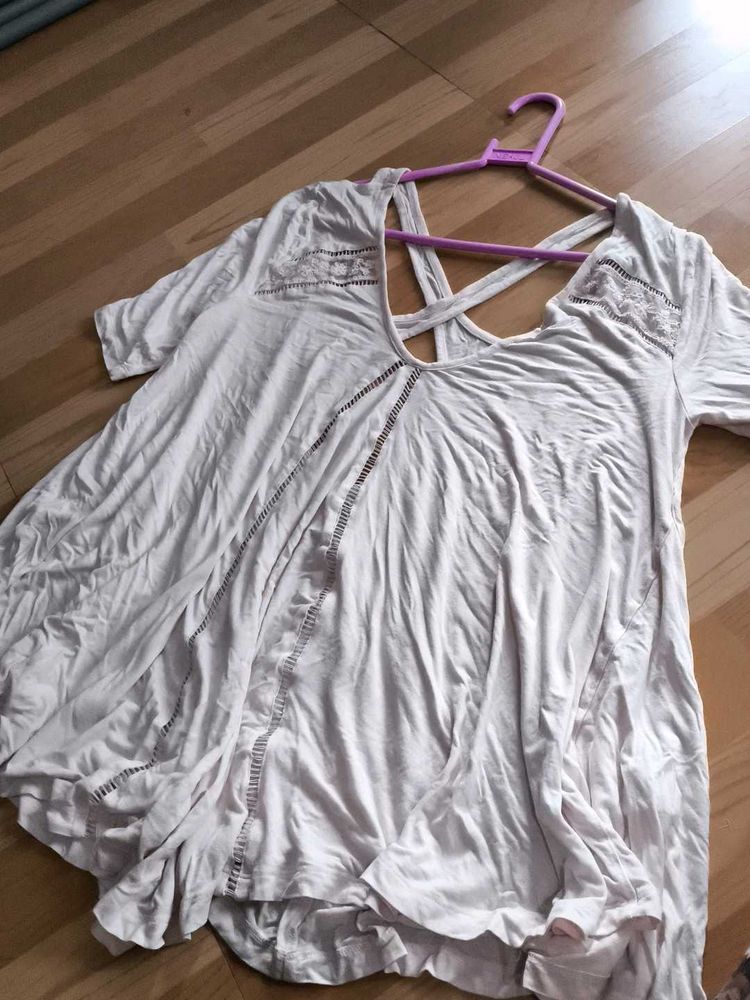 Flowy Baby Pink Tunic Top ....Never Used ...