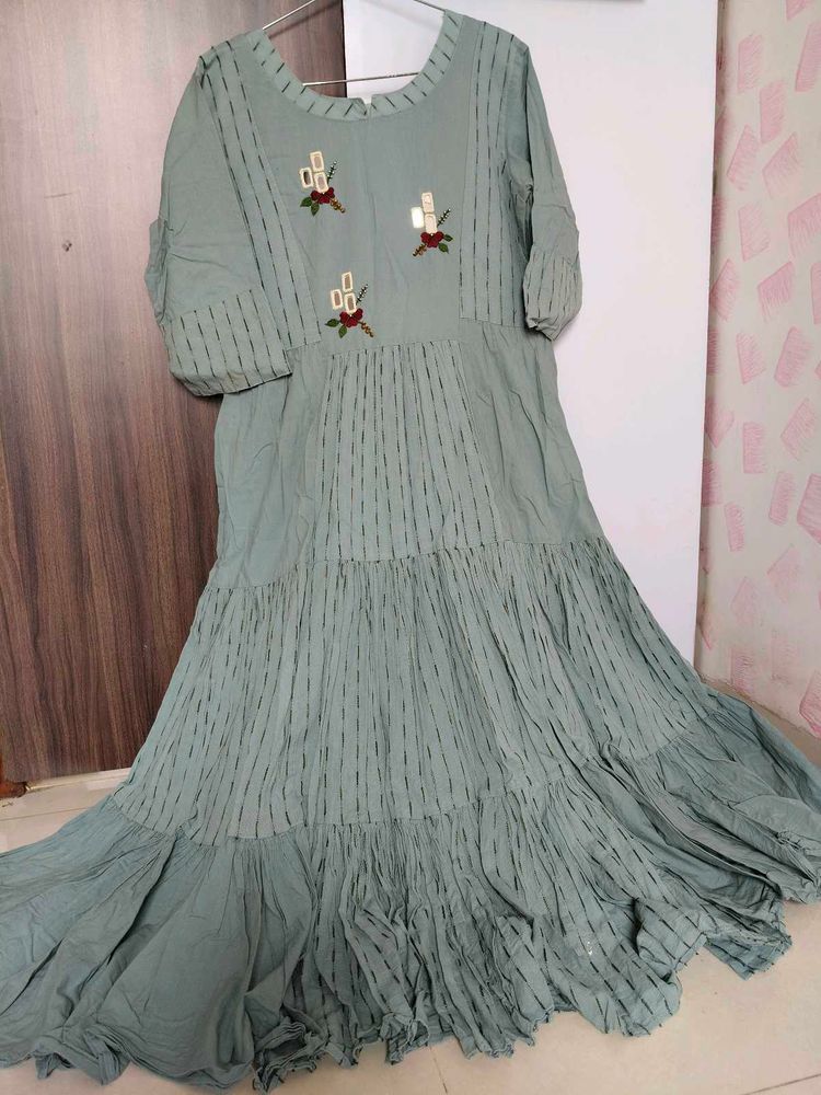 Pure Cotton Gaun