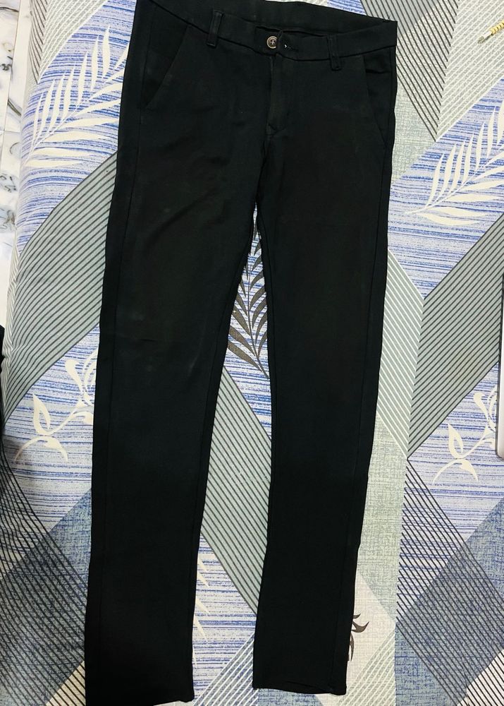 Black Slim Fit Pants