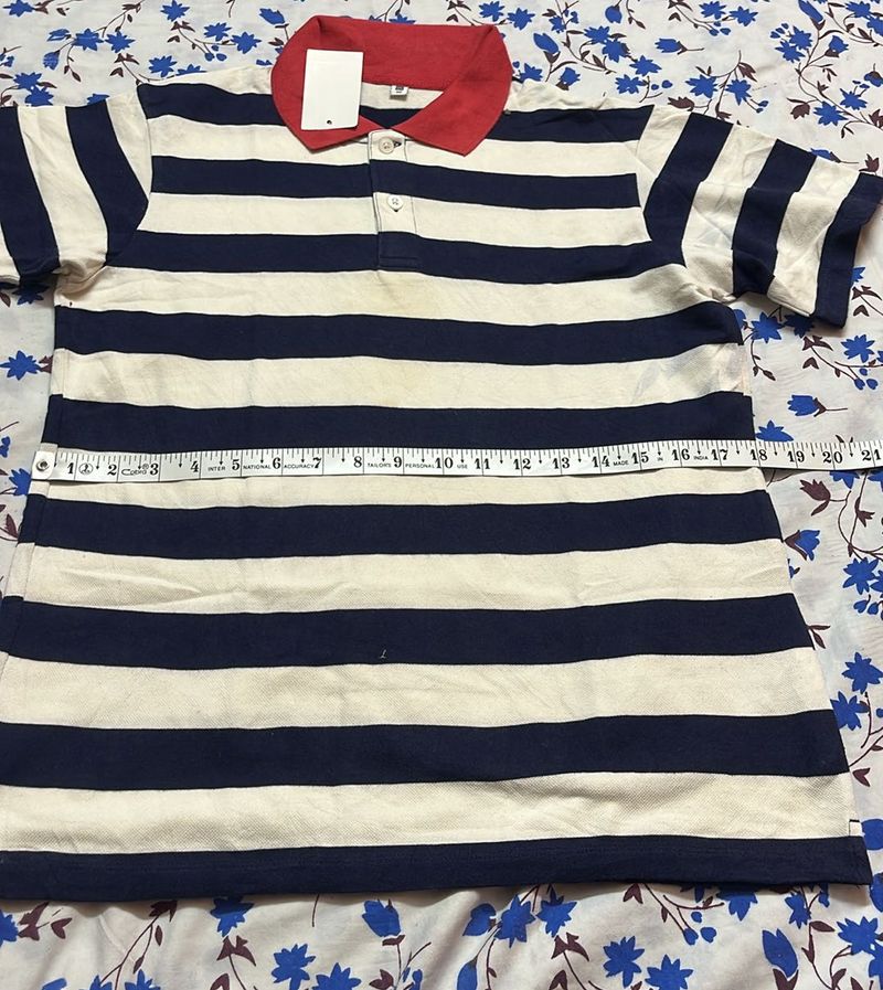 Uniqlo Black &amp; White Striped Shirt