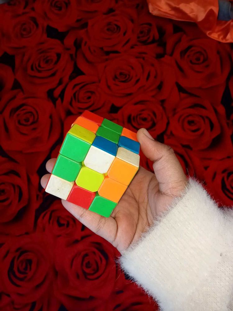 Colorful Rubik's Cube Puzzle