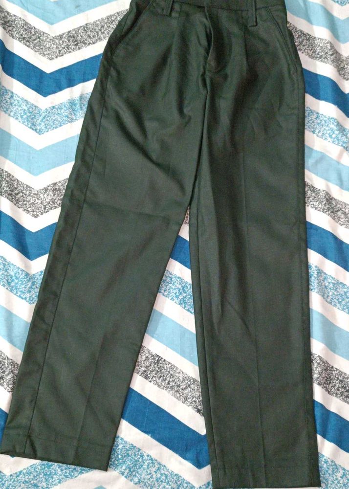 Boys white and green pants
