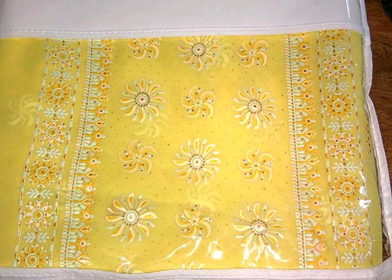 Light Yellowish Saree