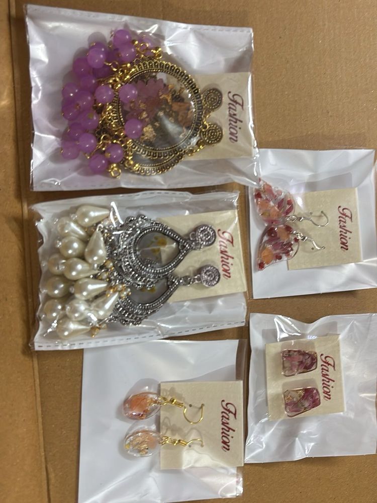 Earrings - Assorted Styles 5 pairs combo