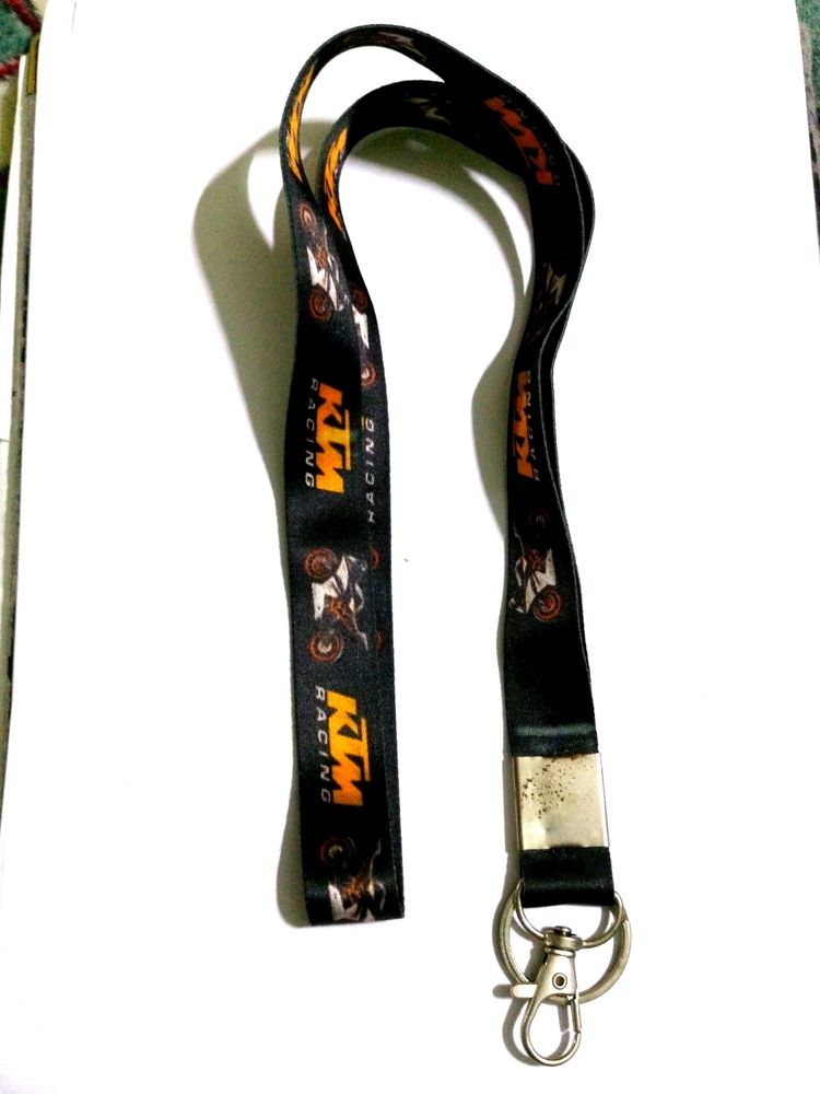 KTM Racing Lanyard Keychain